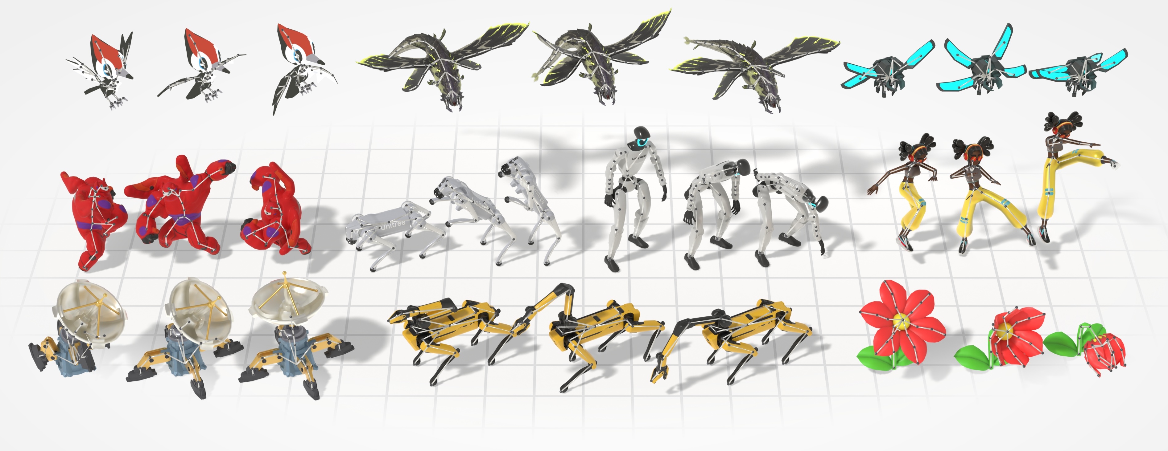 Official source preview for UniMate wants one animation model to move almost any rig